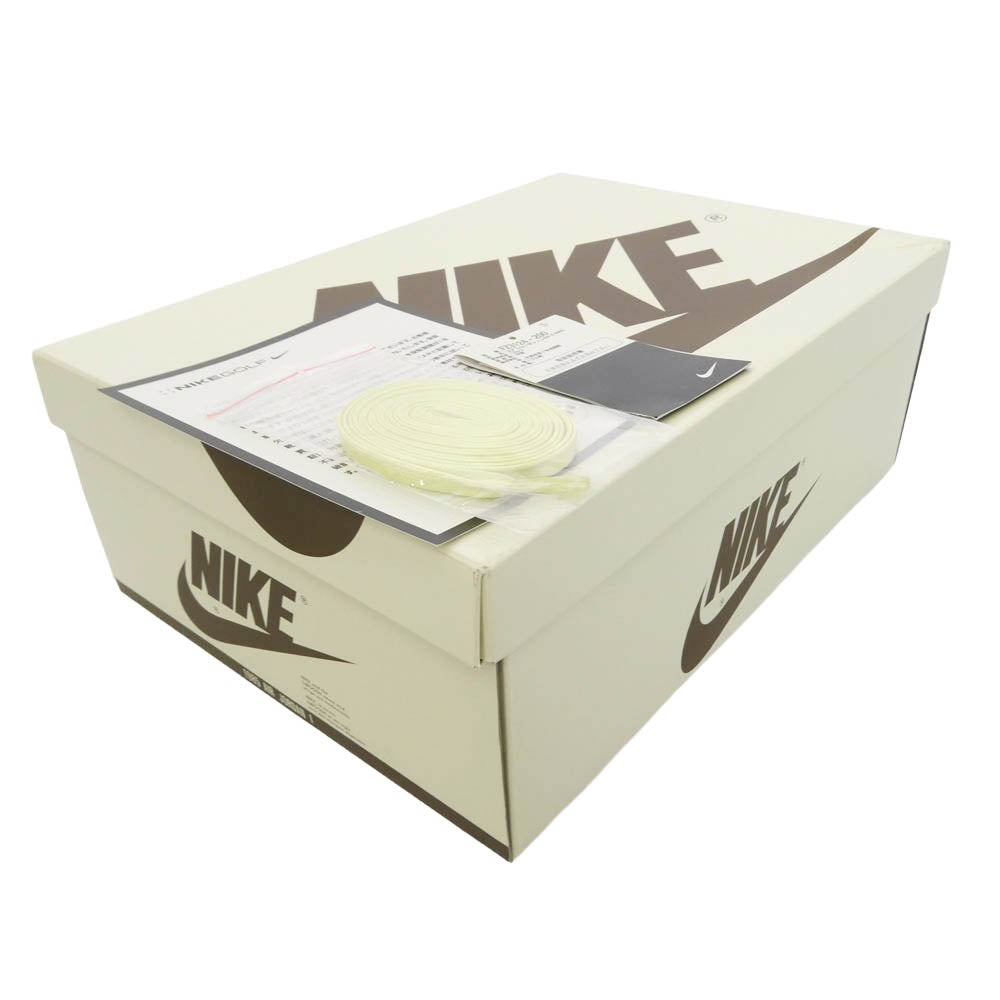 NIKE ナイキ FZ3124-200 【フェイクバスターズ鑑定済】× Travis Scott トラヴィススコット Air Jordan 1 Low Golf NRG エアジョーダン1 ロー ゴルフ NRG スニーカー ライトカーキ系 26.5cm【中古】