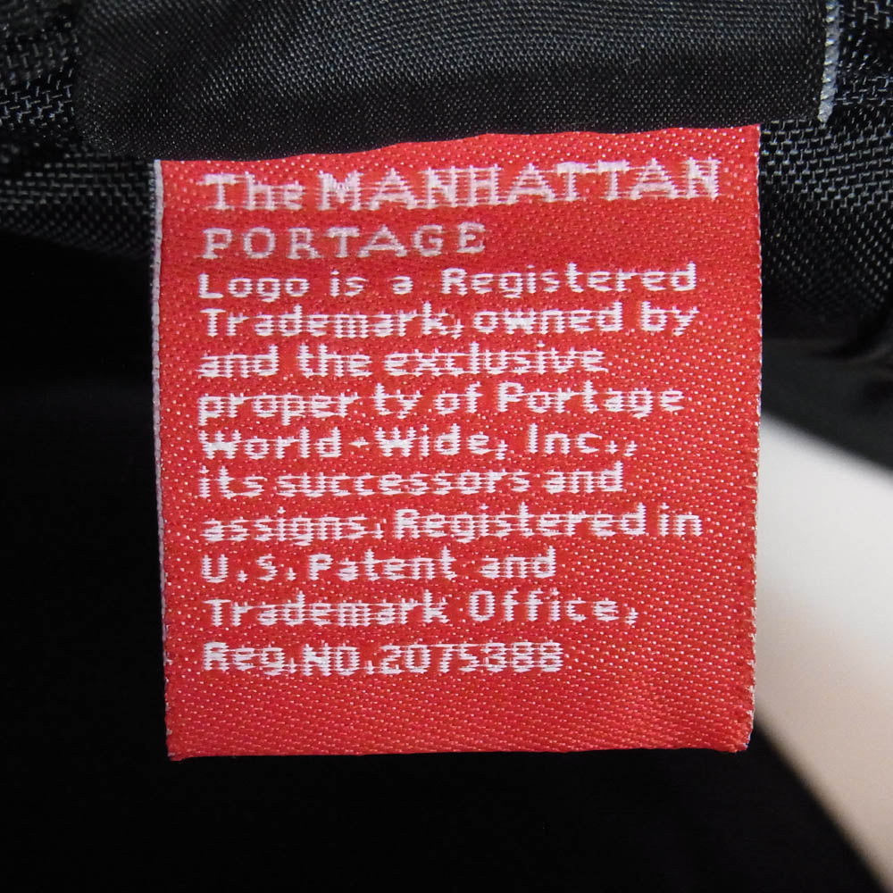 Manhattan Portage マンハッタンポーテージ BLACK LABEL ブラックレーベル バリスティック リュック デイパック ブラック系【美品】【中古】