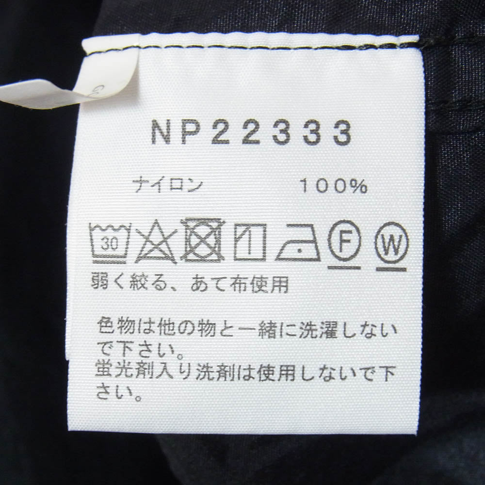 THE NORTH FACE ノースフェイス NP22333 Compact Anorak コンパクト アノラック ハーフジップ フーディー ジャケット ブラック系 M【中古】