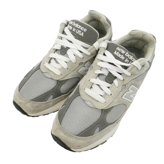 NEW BALANCE ニューバランス MR993GL 993 スエード メッシュ スニーカー グレー系 シルバー系 27cm【中古】