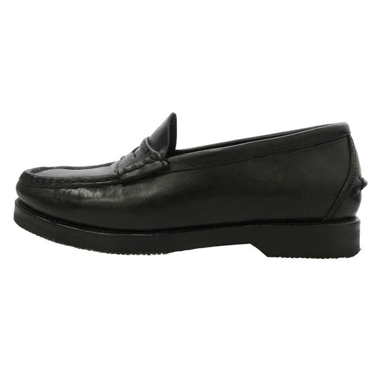 VISVIM ビズビム 26AW 0126202002006 FABRO-FOLK レザー ローファー シューズ ブラック系 M8.5【美品】【中古】