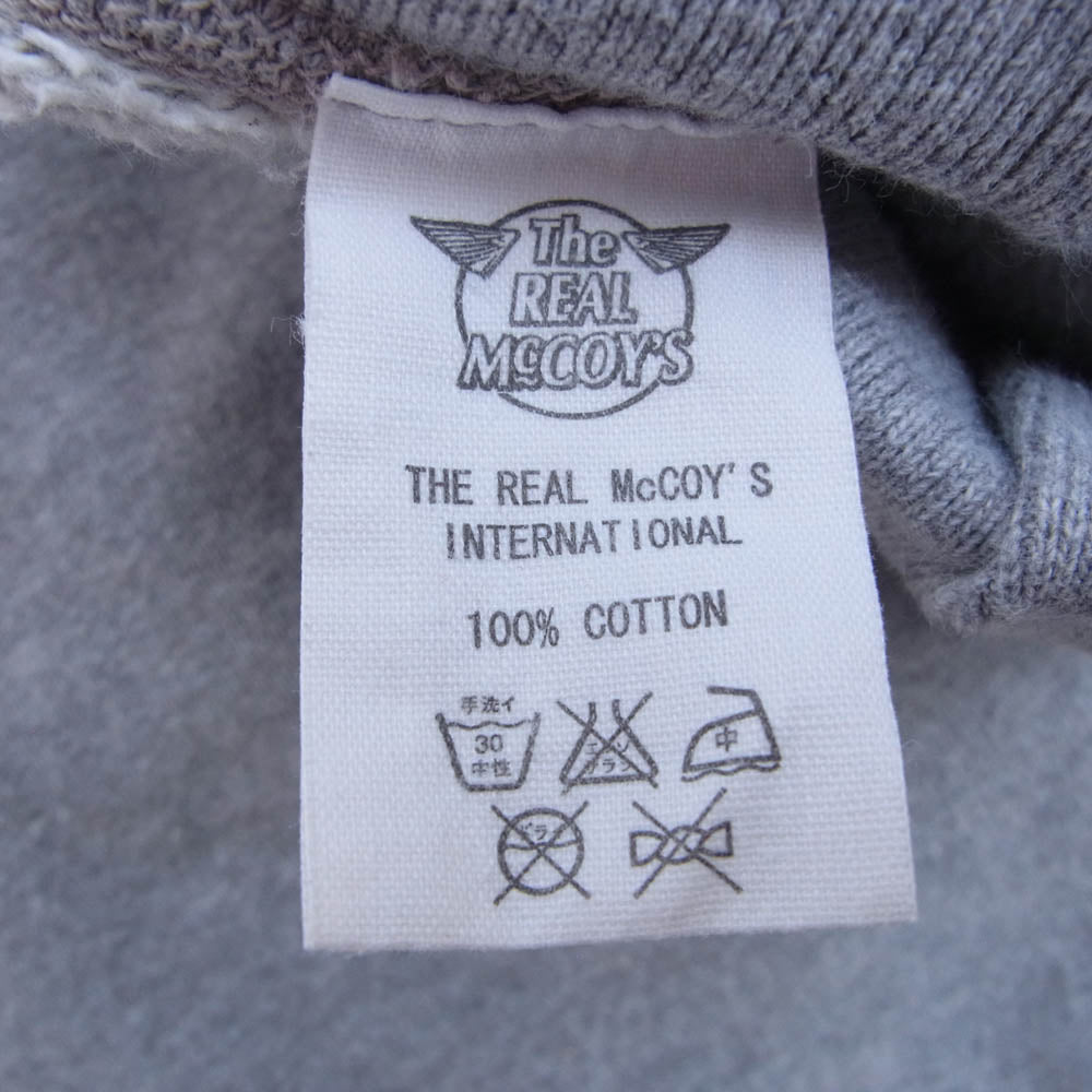 The REAL McCOY'S ザリアルマッコイズ BALL PARK SWEAT PANTS スウェット パンツ ボトム グレー系 L【中古】