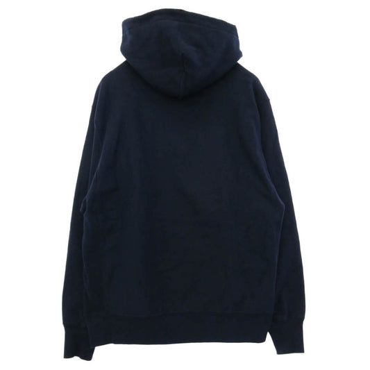 Champion チャンピオン CS3051 Reverse Weave USNA Hoodie Sweatshirt リバースウィーブ フーディー プルオーバー パーカー ネイビー系 XXL【中古】