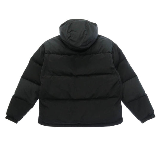 adidas アディダス IC3561 Goose Down Logo Hooded Puffer Jacket グース ロゴ フーデッド ジップアップ ダウンジャケット ブラック系 XS【中古】