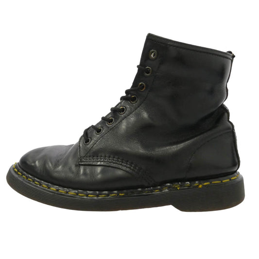 Dr.Martens ドクターマーチン MADE IN ENGLAND 英国製 8ホール ブーツ ブラック系 サイズ表記なし【中古】