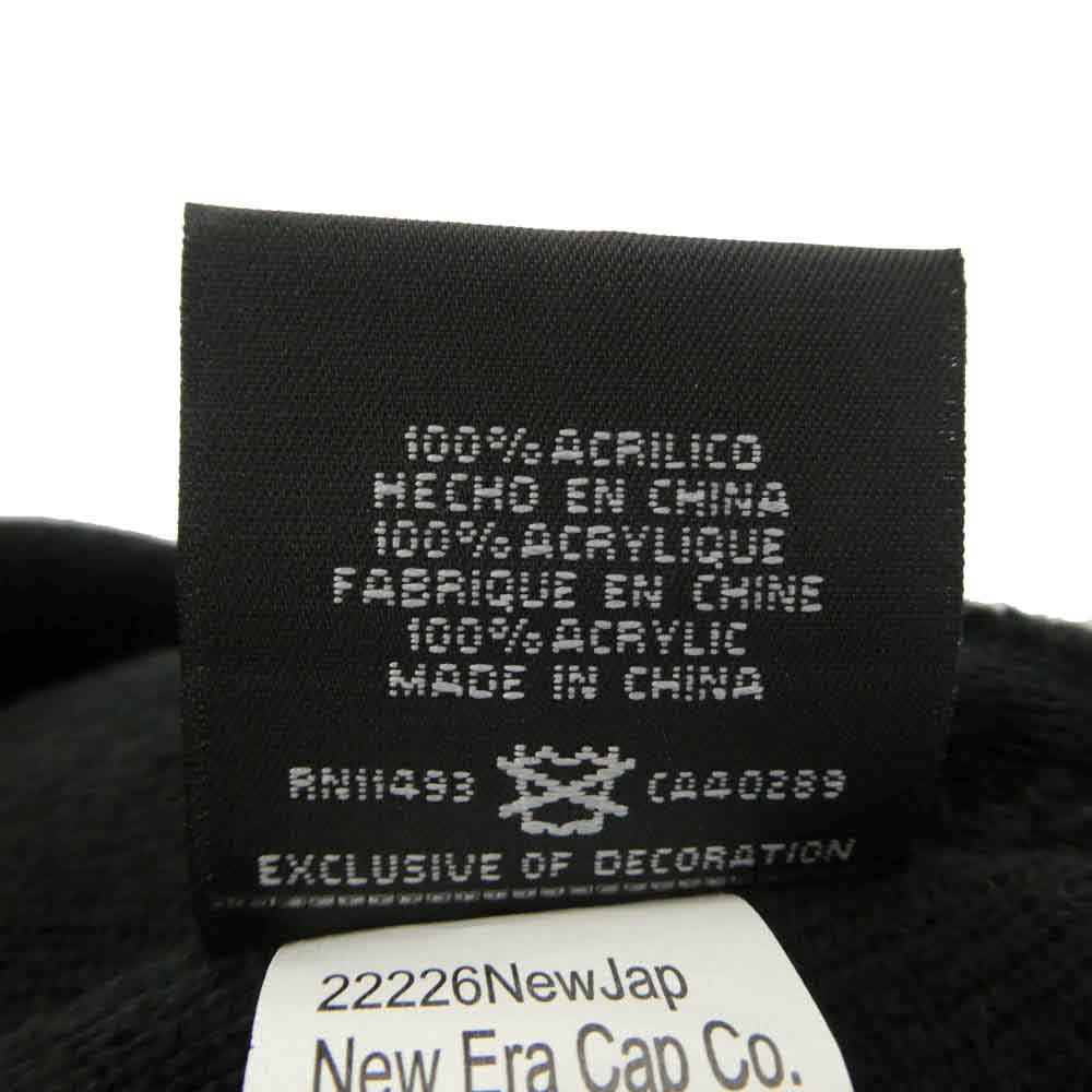 Supreme シュプリーム NEW ERA ニューエラ 19AW × NEW ERA ニューエラ S Logo Beanie Sロゴ ビーニー ニットキャップ ブラック系【中古】