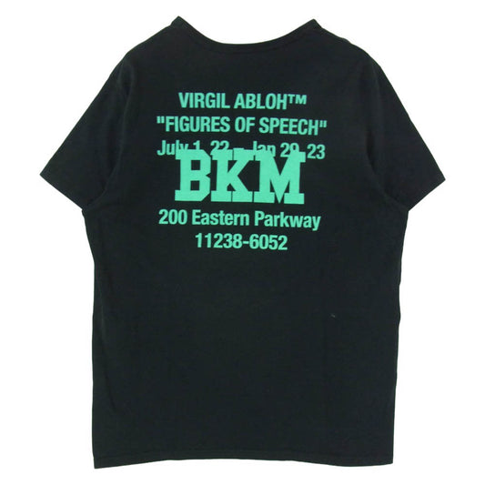 Champion チャンピオン Virgil Abloh x Disney x Brooklyn Museum Mickey Mouse Tee ヴァージル アブロー ディズニー ミッキーマウス ブルックリン ミュージアム 半袖 Tシャツ ブラック系 XL【中古】