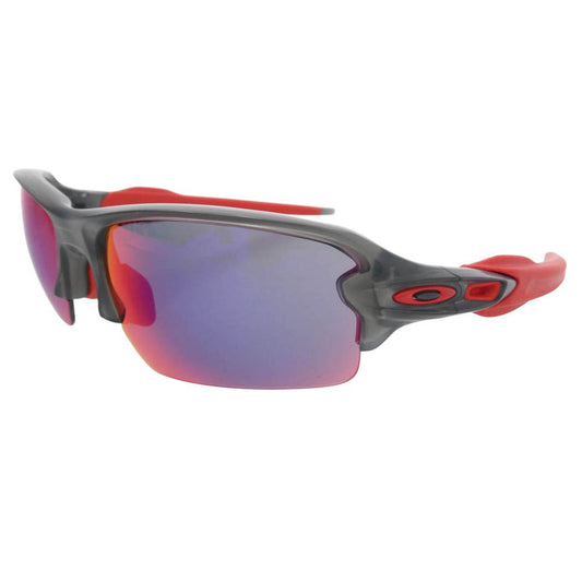 OAKLEY オークリー OO9271-03 アジアフィット FLAK 2.0 フラック サングラス アイウェア グレー系 レッド系 61□12 133【中古】