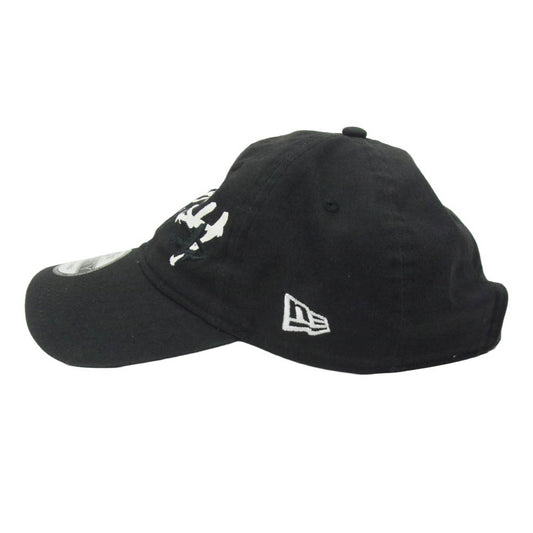 ISAMUKATAYAMA BACKLASH イサムカタヤマバックラッシュ Yohji Yamamoto ヨウジヤマモト NEW ERA ニューエラ x Yohji Yamamoto ヨウジヤマモト x NEWERA ニューエラ TRIPLE NAME 9THIRTY CAP キャップ 帽子 ブラック系【中古】