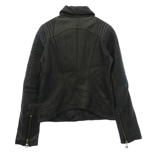 ドマ 5022 ラムレザー ライダース レザージャケット ブラック系 S【中古】