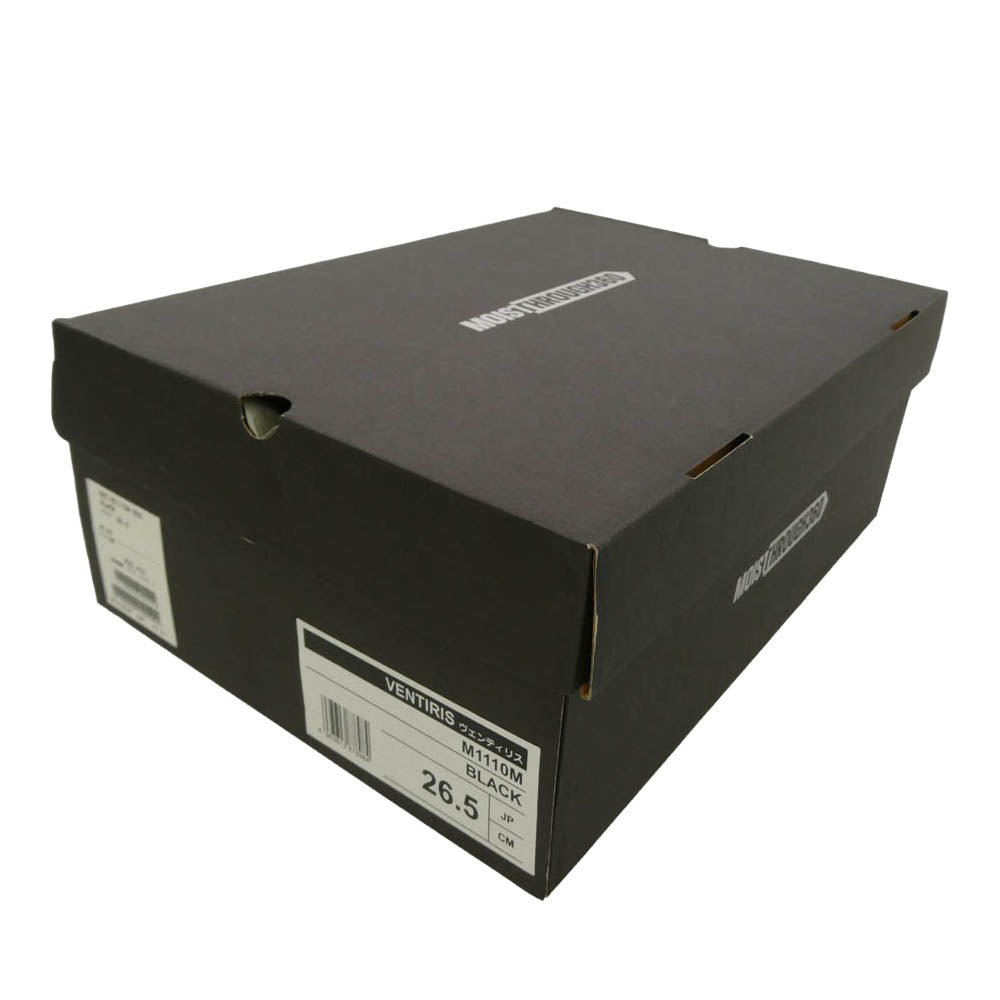 モイスルー360 M1110M VENTIRIS ヴェンティリス ローカットスニーカー ブラック系 26.5cm【中古】