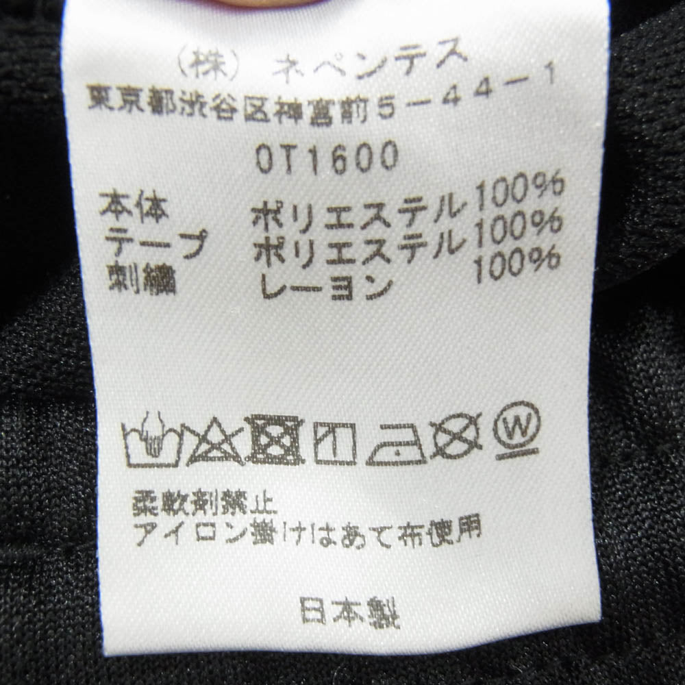Needles ニードルス 24SS OT1600 Track Pant PolySmooth ライン トラック パンツ ブラック系 L【中古】