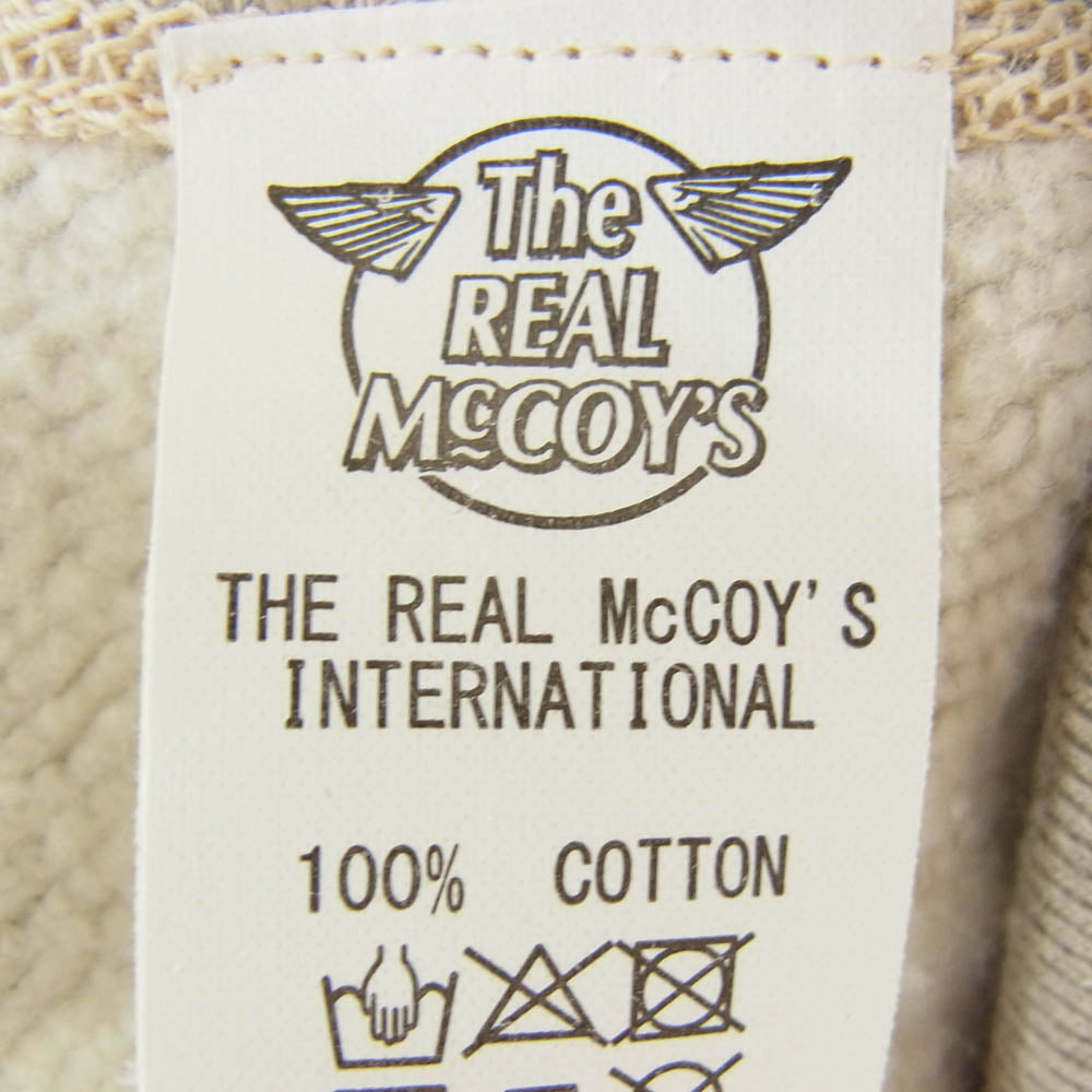 The REAL McCOY'S ザリアルマッコイズ MC17109 MILITARY SWEATSHIRT AIR BOURNE 両V ミリタリー スウェット トレーナー グレー系 S【中古】