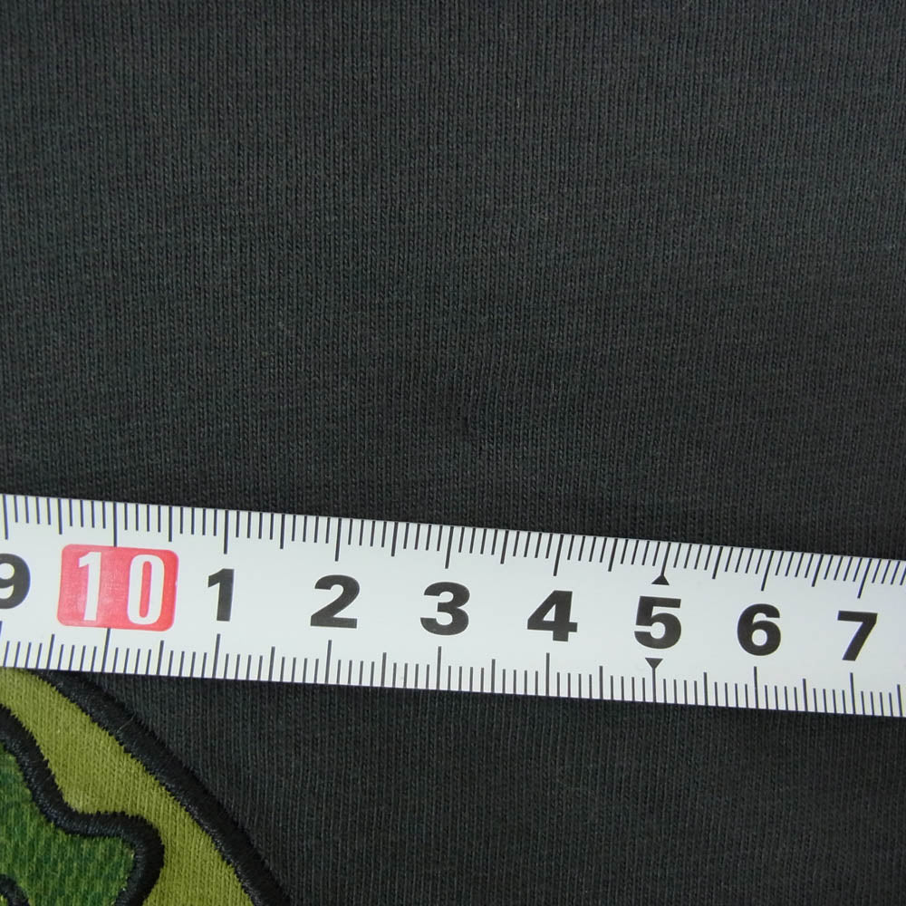 COACH コーチ 26AW CZ484 Rexy Relaxed Fit T-Shirt in Organic Cotton レキシーリラックスドフィット オーガニックコットン 恐竜刺繍 半袖Tシャツ チャコール系 L【中古】