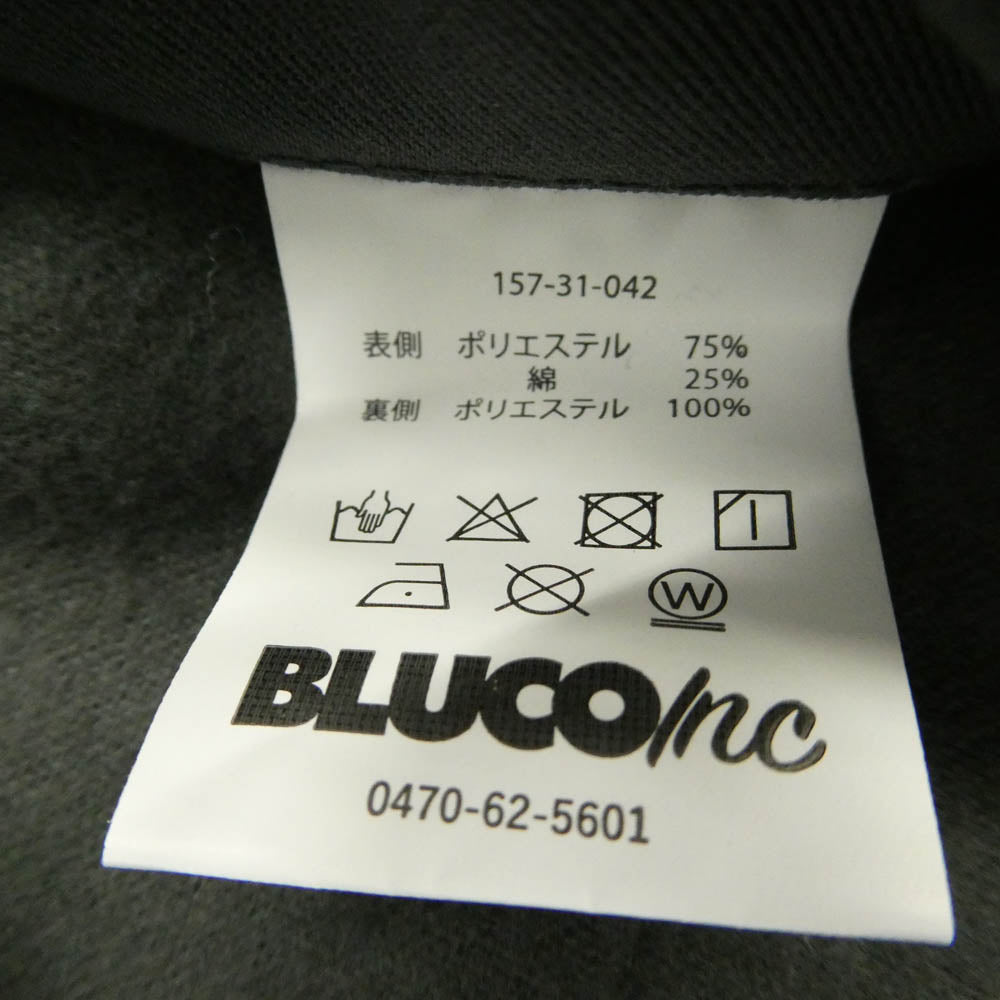 BLUCO WORK GARMENT ブルコ 157-31-042 STRETCH WARM COACH JACKET ストレッチ ウォーム コーチ ジャケット グレー系 L【中古】