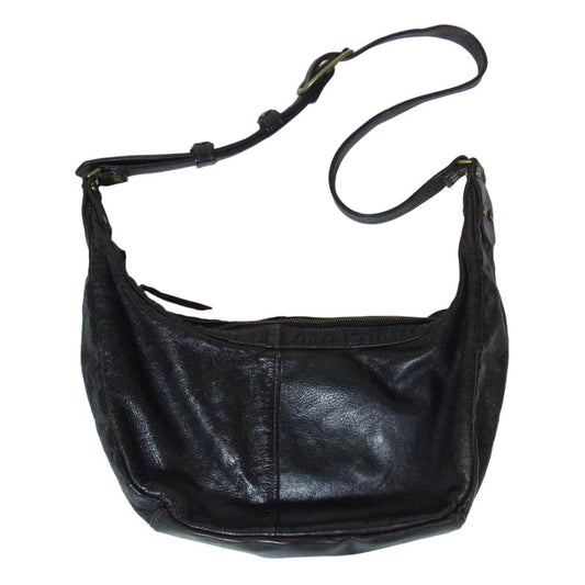THE FLAT HEAD ザフラットヘッド レザー バッグ ショルダーバッグ ダークブラウン系【中古】