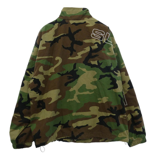 Supreme シュプリーム 25AW Spellout Embroidered Ripstop Track Jacket スペルアウト リップストップ トラックジャケット マルチカラー系 M【中古】
