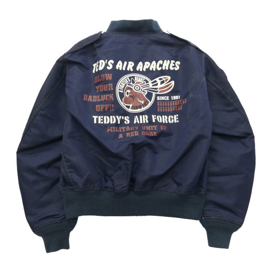 TEDMAN テッドマン TED COMPANY L-2B フライトジャケット ネイビー系 42【中古】