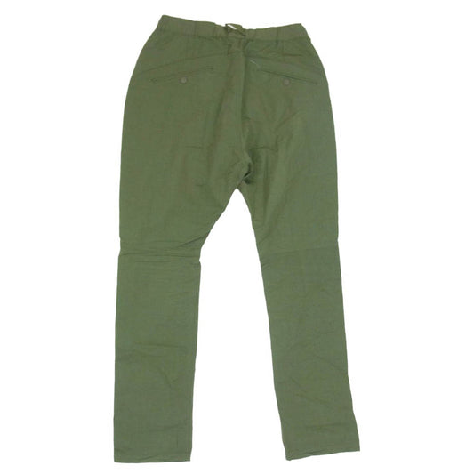 デニムバイヴァンキッシュアンドフラグメント FRAGMENT DESIGN フラグメントデザイン NN-P2923 COACH EASY PANTS C/N PIQUE TYPEWRITER コットン ナイロン タイプライター コーチ イージーパンツ カーキ系 1【中古】