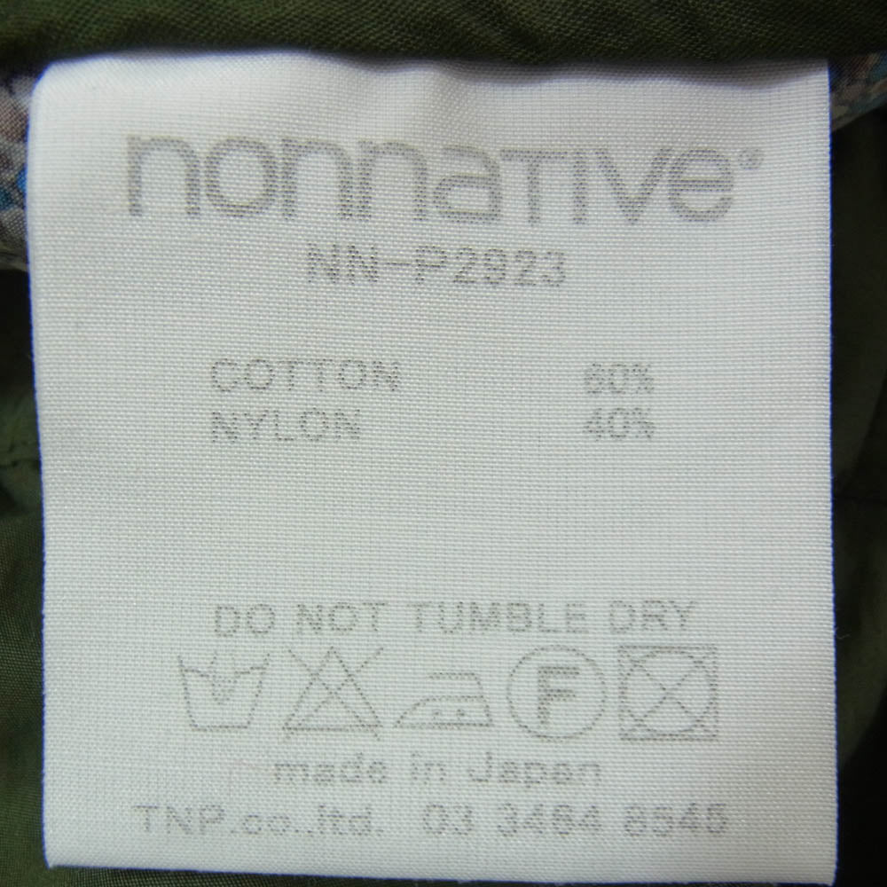 デニムバイヴァンキッシュアンドフラグメント FRAGMENT DESIGN フラグメントデザイン NN-P2923 COACH EASY PANTS C/N PIQUE TYPEWRITER コットン ナイロン タイプライター コーチ イージーパンツ カーキ系 1【中古】