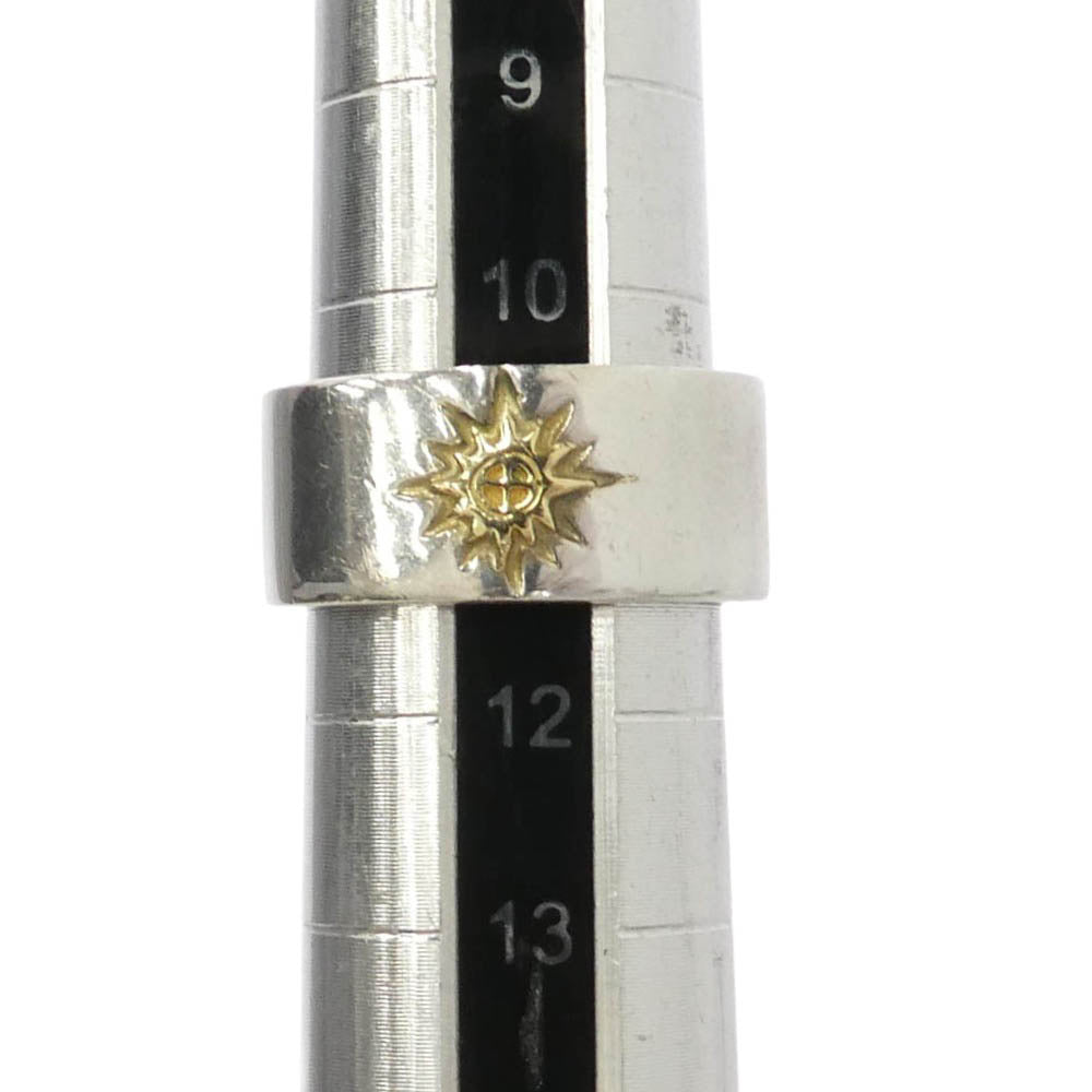 REDMAN レッドマン SYMBOL RING K18太陽神 SV950 シンボルリング シルバー系 11号【中古】