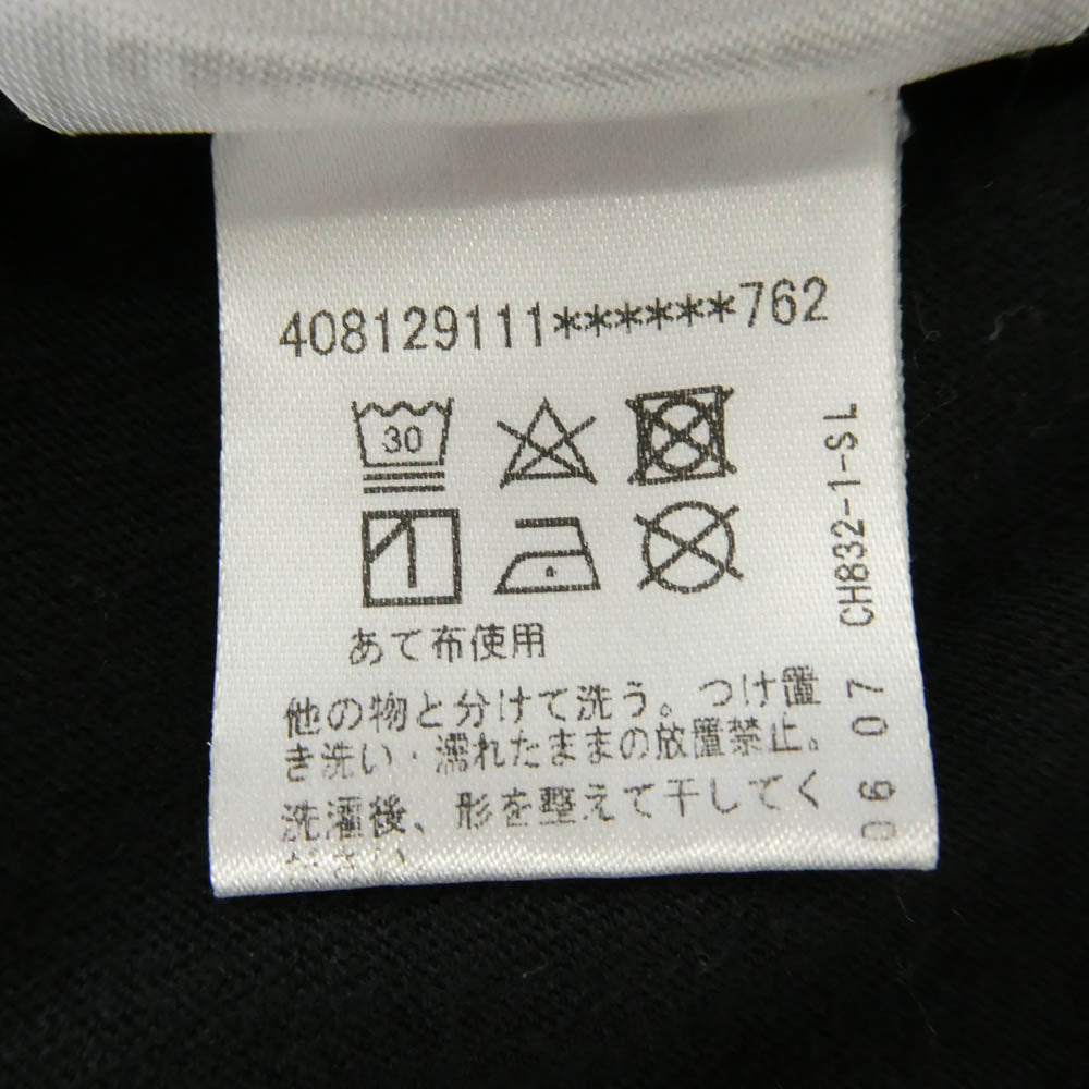 CHROME HEARTS クロムハーツ(原本無) HORSESHOE S/S TEE ホースシュープリント ポケット 半袖 Tシャツ カットソー ブラック系 M【中古】