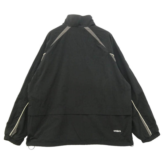 アンブロ 24SS UM-PL24SS-BZ01 ×PUBLUX パブリュクス別注 ナイロントラックジャケット ブラック系 L【中古】