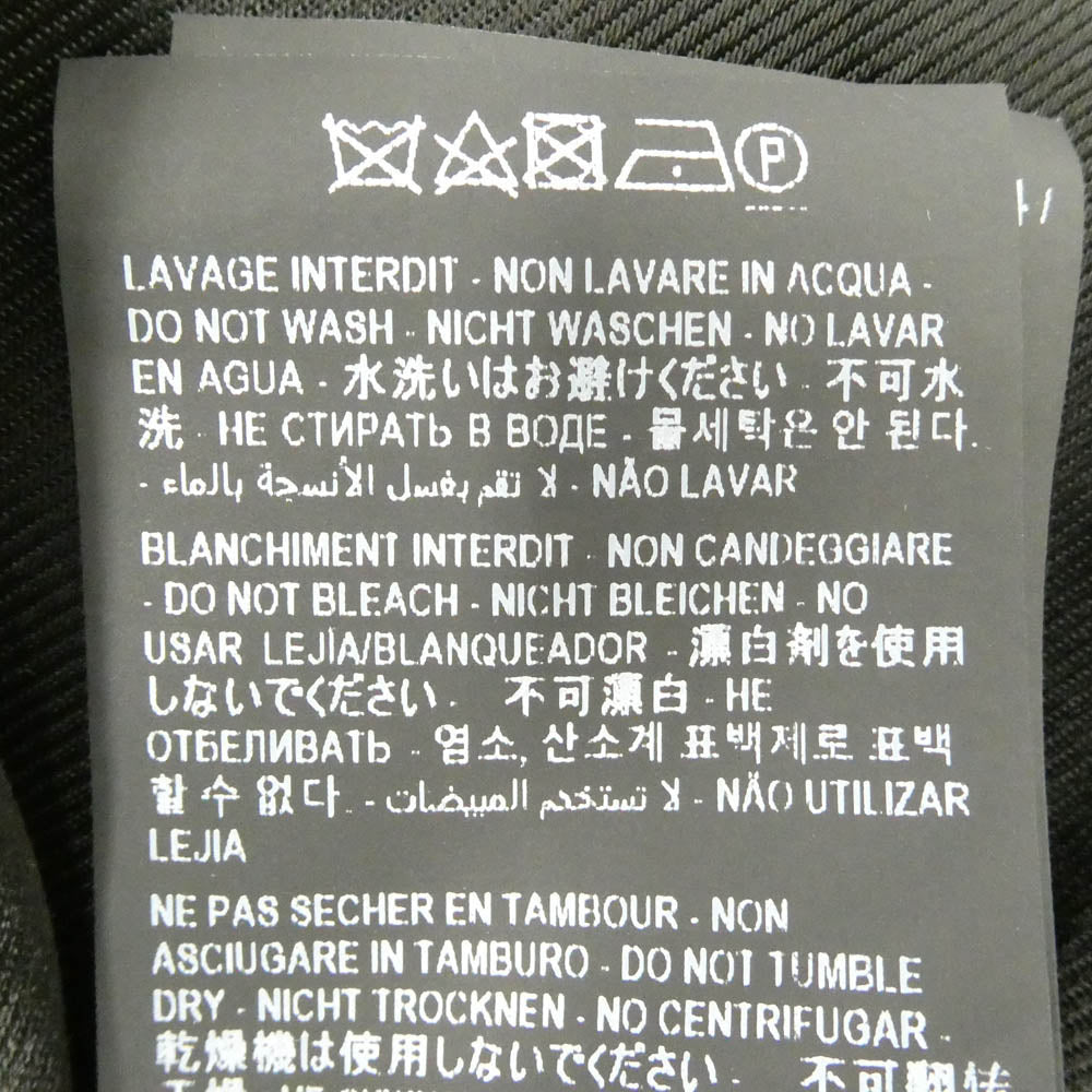 SAINT LAURENT サンローラン 21AW 671905 Y143V カシミヤ ウール ピークドラペル ロング チェスターコート ライトブラウン系 50【中古】