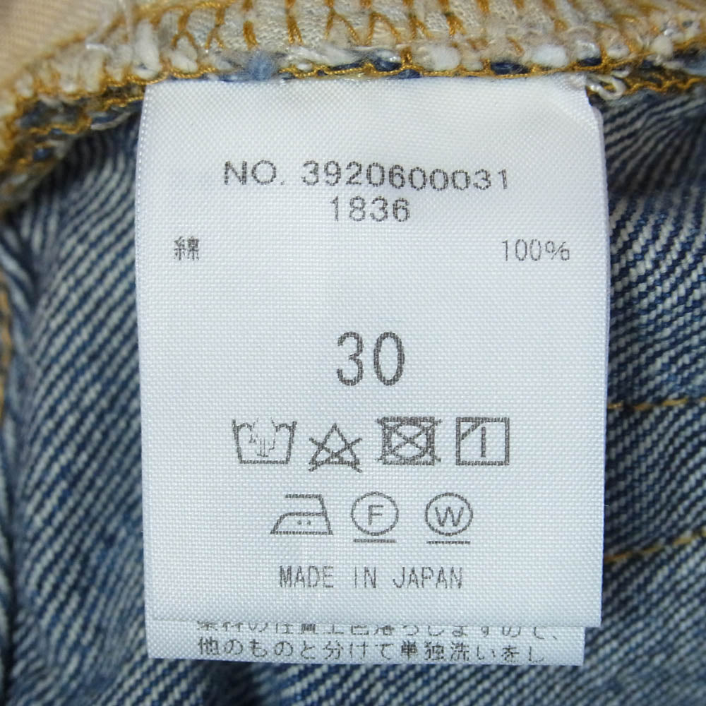 Ron Herman ロンハーマン DENIM pants 3920600031 1836 デニム パンツ インディゴブルー系 30【美品】【中古】