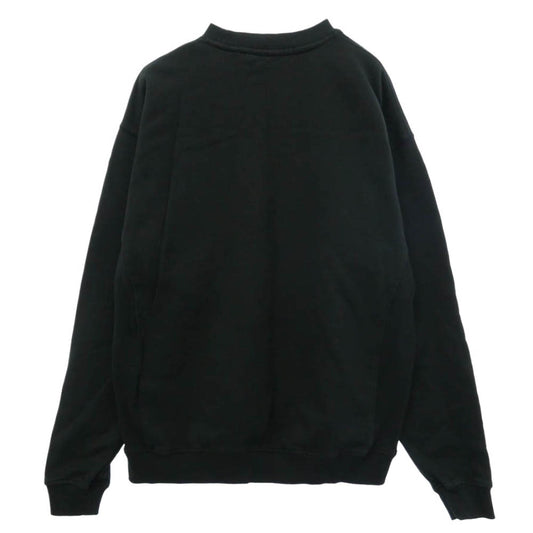 KITH キス 22SS KHM030311 Vintage Crewneck Shadow ヴィンテージ クルーネック シャドウ ロゴ ワッペン プルオーバー スウェット トレーナー ブラック系 L【中古】