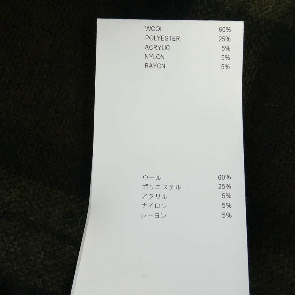 WTAPS ダブルタップス 25AW 252TQDT-SHM03 LS WOPL. TWEED. TEXTILE. OF リサイクルウール ツイード オーバーフィット 長袖 チェック シャツ ダークブラウン系 02【中古】