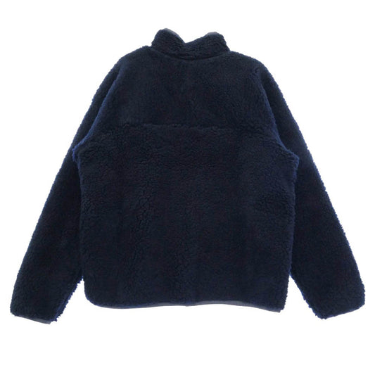 patagonia パタゴニア 20535FA24 Natural Blend Retro Cardigan ナチュラル ブレンド レトロ ジップアップ カーディガン フリースジャケット ネイビー系 L【中古】