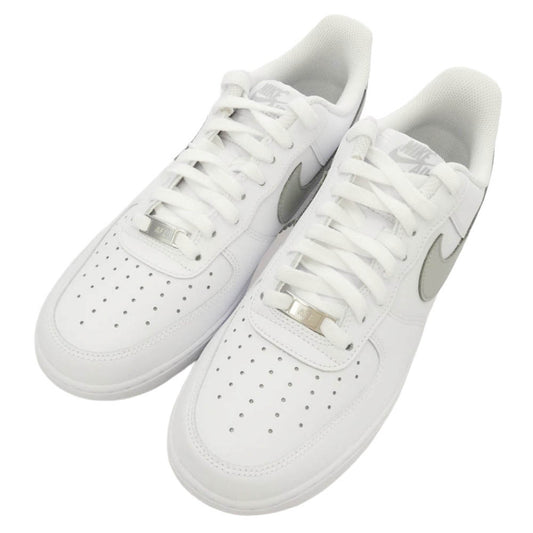 NIKE ナイキ FJ4146-100 Air Force 1 Low '07 White/Light Smoke Grey エアフォース1 ロー '07 ホワイト/ライトスモークグレー ローカット スニーカー ホワイト系 チャコール系 27.0cm【新古品】【未使用】【中古】