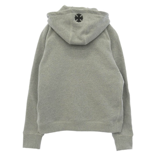 CHROME HEARTS クロムハーツ(原本無) ユナイテッドアローズ購入レシート付属 Y NOT CHプラスパッチ付き ダガー ジップアップ パーカー グレー系 S【美品】【中古】