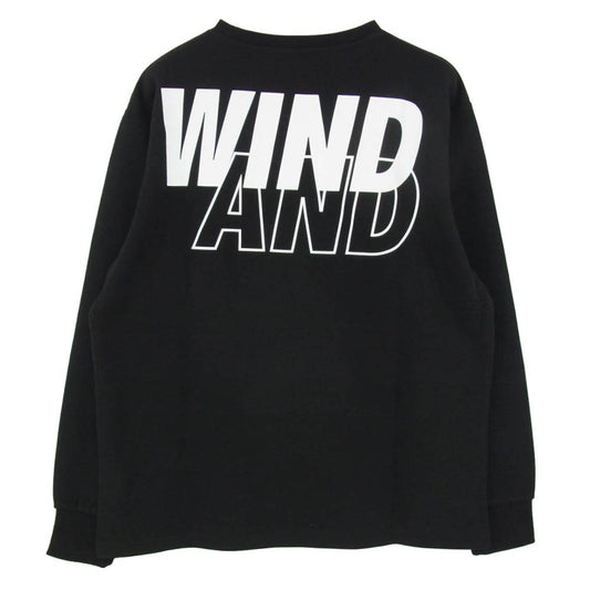 WIND AND SEA ウィンダンシー 26SS WDS-O-TSG-26-Q1-CS-02 WDS-SIG L/S Tee シグ ロングスリーブ ティー スウェット トレーナー ブラック系 L【中古】