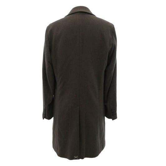 1piu1uguale3 ウノピュウノウグァーレトレ MRC160-CAS037 CHESTER COAT カシミヤ100% チェスターコート ブラウン系 4【極上美品】【中古】
