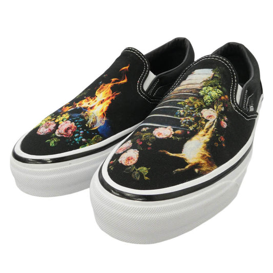 UNDERCOVER アンダーカバー VANS バンズ 26AW VN000Z0ZBLK × OTW by Vans Classic Slip-On Black White バンズ クラシック スリッポン ブラック系 27cm【新古品】【未使用】【中古】