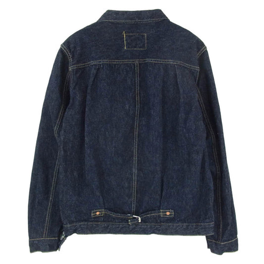 TCB jeans ティージービージーンズ S40's Jacket 13.5oz 濃紺 シンチバック デニム ジャケット Gジャン インディゴブルー系 40【中古】