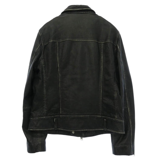 ALLSAINTS オールセインツ HAWLEY BIKER レザー ダブルライダースジャケット ブラック系 L【美品】【中古】