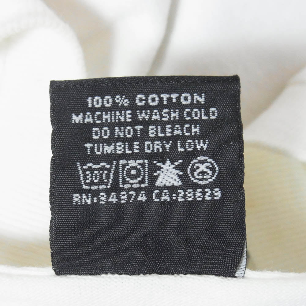STUSSY ステューシー Levi's リーバイス 25周年記念 × Levis リーバイス スカル フラワー デニム ローズ プリント Tシャツ ホワイト系 M【中古】