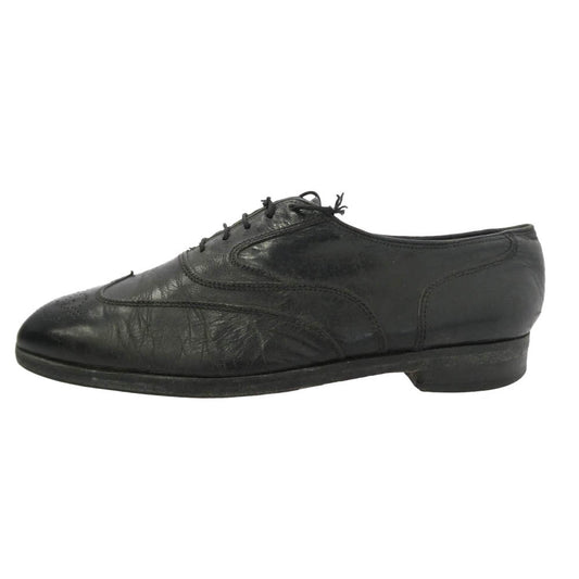 フローシャイム 538744 60s ウイングチップ ビジネス シューズ ブラック系 7.5【中古】