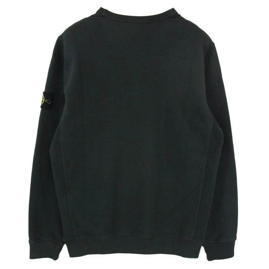STONE ISLAND ストーンアイランド 811562420 Brushed Organic Cotton Fleece ブラシド オーガニック コットン フリース スウェット ブラック系 M【中古】