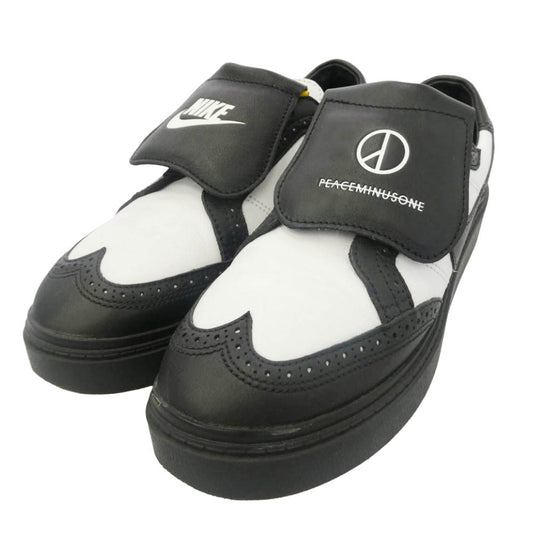 NIKE ナイキ DH2482-101 × PEACEMINUSONE Kwondo 1 Black and White G-DRAGON ピースマイナスワン クウォンド1 ブラックアンドホワイト ジードラゴン ローカット スニーカー ブラック系 ホワイト系 28cm【中古】