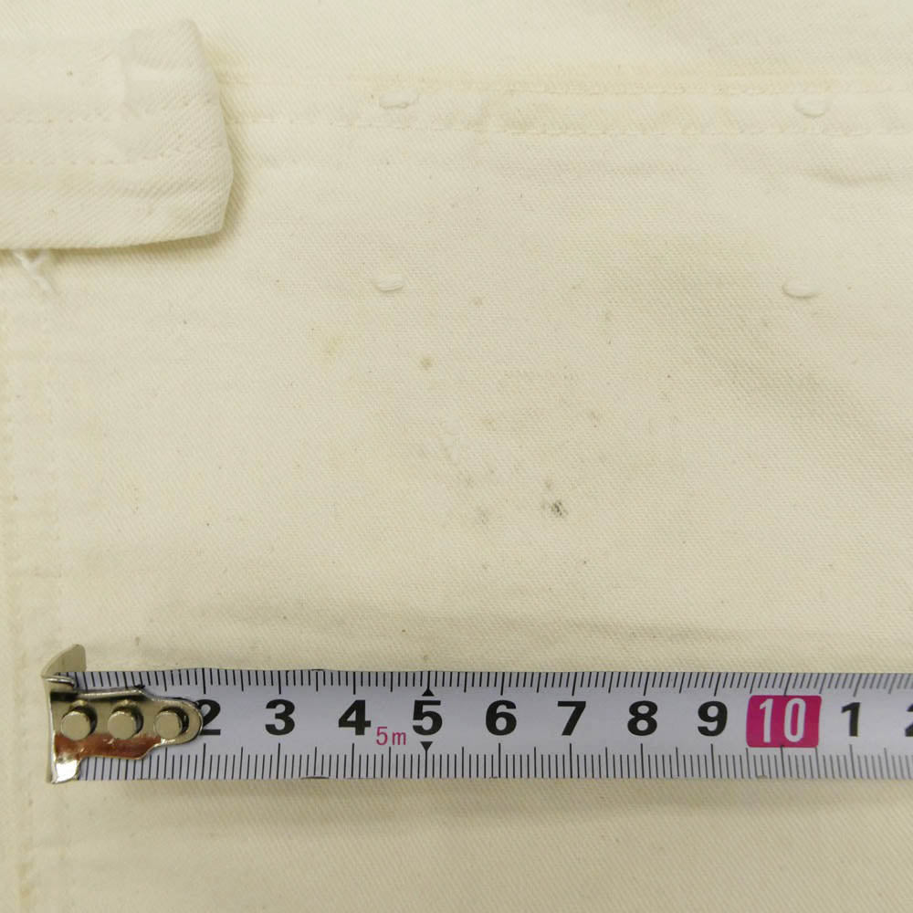 Carhartt カーハート 80s vintage ヴィンテージ USA製 オーバーオール オフホワイト系【中古】