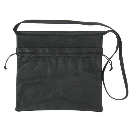 Hender Scheme エンダースキーマ cow red cross bag small カウレッド クロス レザー ショルダーバッグ ブラック系【中古】