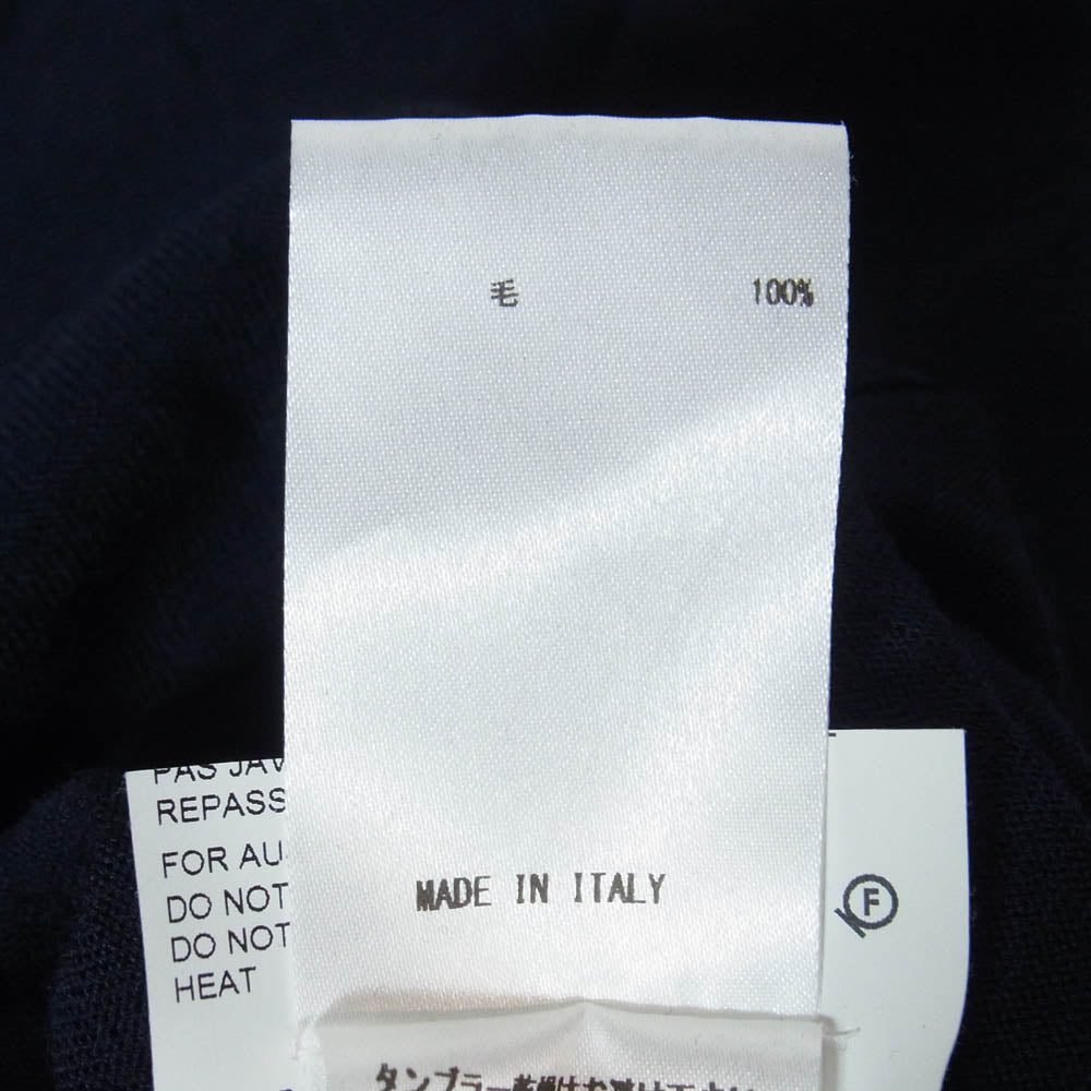 JIL SANDER ジルサンダー JSMI751010 ウール クルーネック ニット ダークネイビー系 44【中古】