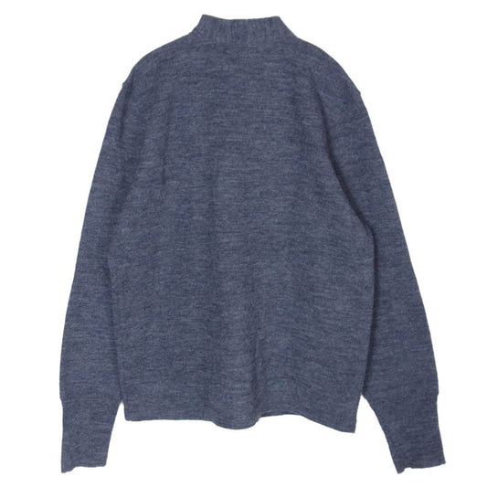 TENDERLOIN テンダーロイン T-RANK KNIT ウール ニット カーディガン グレー系 ネイビー系 M【中古】