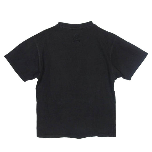 mastermind JAPAN マスターマインドジャパン SS5233 ニット地 スカル ドクロ 半袖 Tシャツ カットソー ブラック系 表記無し【中古】