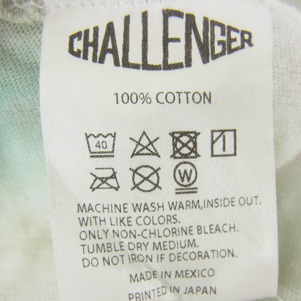 CHALLENGER チャレンジャー 14th L/S TIE DYE TEE タイダイ染め ロングスリーブ 長袖 Tシャツ マルチカラー系 L【中古】