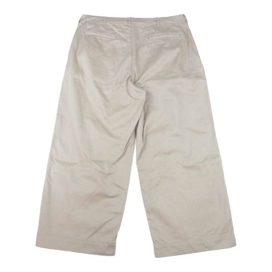 GRAPHPAPER グラフペーパー 22AW GM223-40144B Suvin Chino Wide Straight Pants チノ ワイド パンツ ベージュ系 2【中古】
